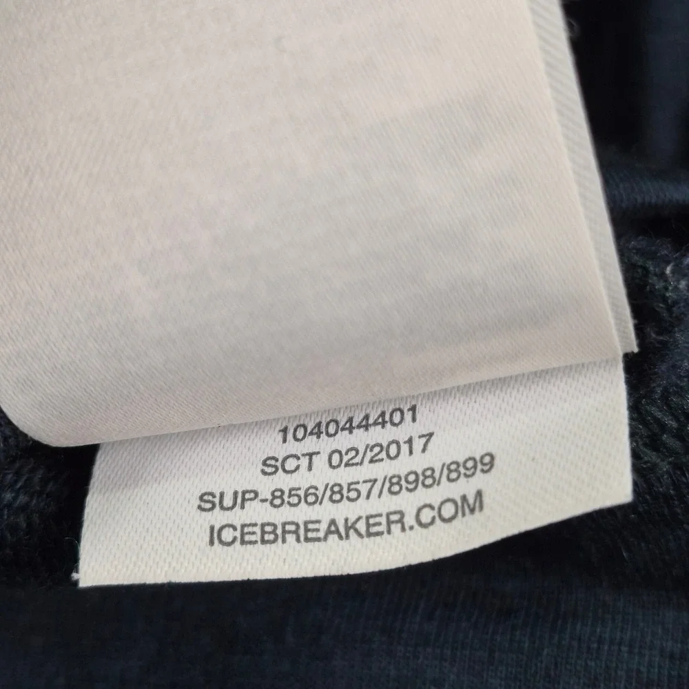 Icebreaker Hoodie Mens L Blue Merino Wool Shifter Full Zip Jacket Outdoors